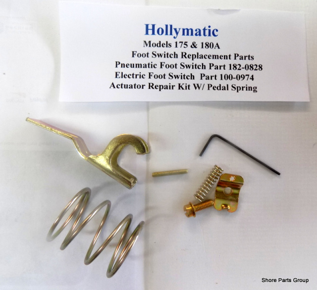 Hollymatic Mixer Grinder Models 175 - 180A  Electric Foot Switch Part 100-0974 & Pneumatic Foot Swit